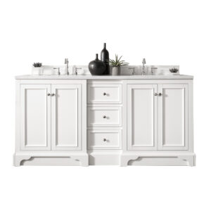 De Soto 72″ Double Vanity, Bright White