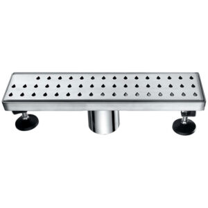 Dawn® Nile River Series – Linear Shower Drain 12″L In Polished satin