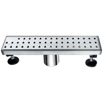 Dawn® Nile River Series - Linear Shower Drain 12"L In Polished satin