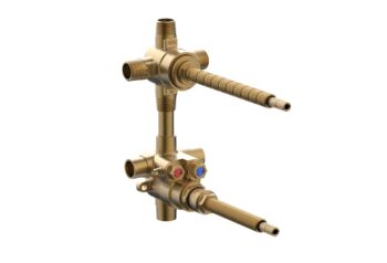 Phylrich 1/2" Mini Thermostatic Valve with 3 Way Diverter 1-117