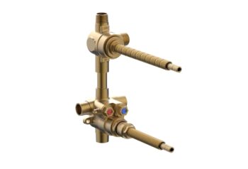 Phylrich 1/2" Thermostatic Valve with 2 Way SHARED Diverter 1-134