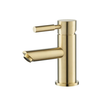 Isenberg Single Hole Bathroom Faucet In Satin Brass