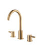 Isenberg Three Hole 8″ Widespread Two Handle Bathroom Faucet In Brushed Bronze