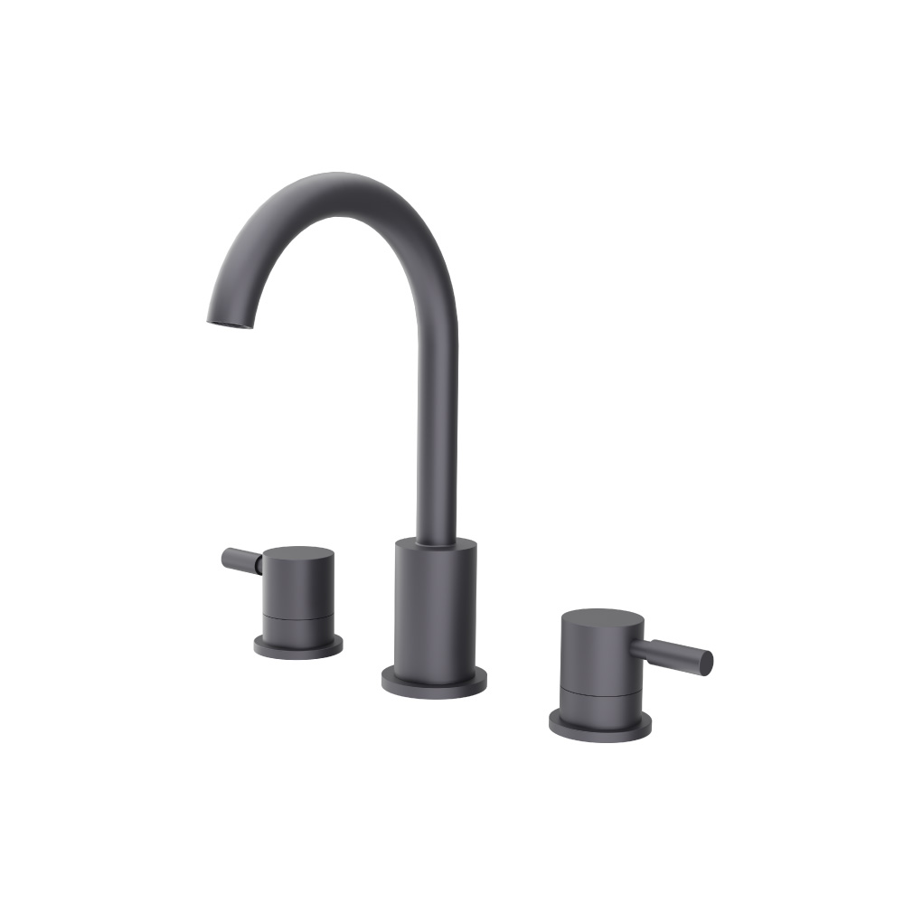 Isenberg Three Hole 8" Widespread Two Handle Bathroom Faucet In Brushed Nickel - Image 12