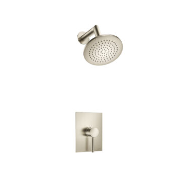 Isenberg Single Output Shower Set With Brass Shower Head & Arm In Satin Brass - Image 2