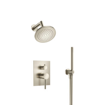 Isenberg Two Output Shower Set With Shower Head And Hand Held In Chrome - Image 2