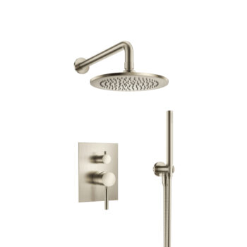 Isenberg Two Output Shower Set With Shower Head And Hand Held In Chrome - Image 2
