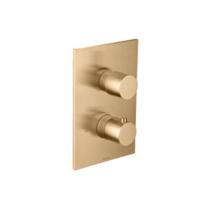 Isenberg Trim For Thermostatic Valve In Brushed Bronze