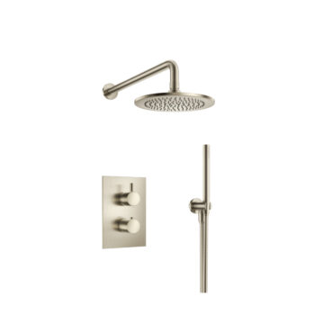 Isenberg Two Output Shower Set With Shower Head And Hand Held In Brushed Bronze - Image 2