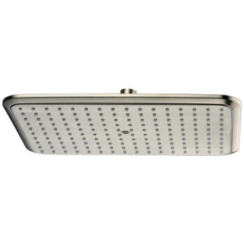 Dawn® Single Function Rectangle Rain Showerhead, Brushed Nickel - Image 3