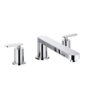 Isenberg Three Hole 8″ Widespread Two Handle Bathroom Faucet In Chrome