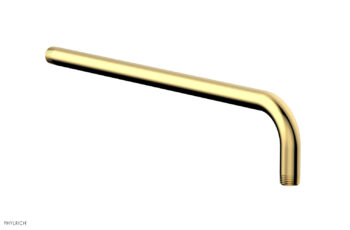 Phylrich 90 Angle 16" Shower Arm 11023 - Polished Gold
