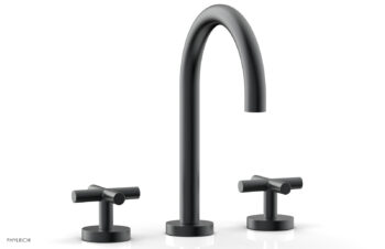 Phylrich TRANSITION - Widespread Faucet - High Spout, Cross Handles 120-01 - Gun Metal