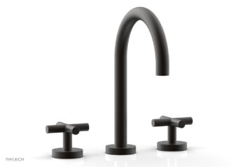 Phylrich TRANSITION - Widespread Faucet - High Spout, Cross Handles 120-01 - Oil Rubbed Bronze