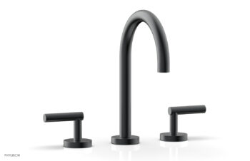 Phylrich TRANSITION - Widespread Faucet - High Spout, Lever Handles 120-02 - Gun Metal