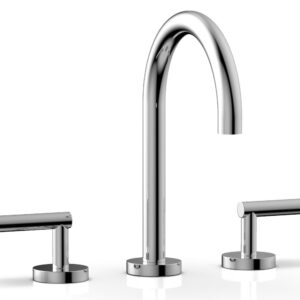 Phylrich TRANSITION – Widespread Faucet – High Spout, Lever Handles 120-02 – Polished Chrome