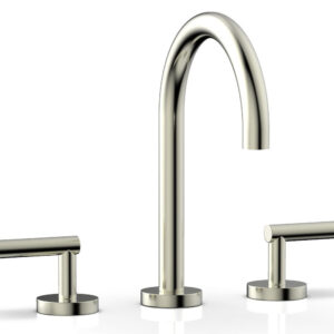 Phylrich TRANSITION – Widespread Faucet – High Spout, Lever Handles 120-02 – Satin Nickel
