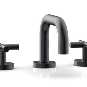 Phylrich TRANSITION – Widespread Faucet – Low Spout, Cross Handles 120-03 – Gun Metal
