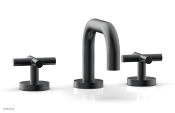 Phylrich TRANSITION - Widespread Faucet - Low Spout, Cross Handles 120-03 - Gun Metal