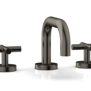 Phylrich TRANSITION – Widespread Faucet – Low Spout, Cross Handles 120-03 – Pewter