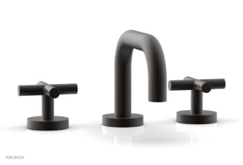 Phylrich TRANSITION - Widespread Faucet - Low Spout, Cross Handles 120-03 - Oil Rubbed Bronze