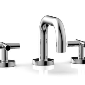Phylrich TRANSITION – Widespread Faucet – Low Spout, Cross Handles 120-03 – Polished Chrome