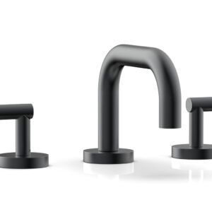 Phylrich TRANSITION – Widespread Faucet – Low Spout, Lever Handles 120-04 – Gun Metal