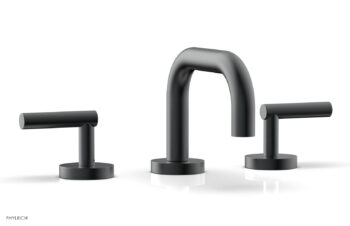 Phylrich TRANSITION - Widespread Faucet - Low Spout, Lever Handles 120-04 - Gun Metal