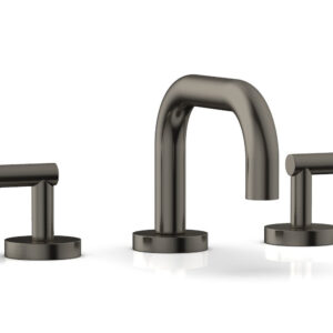 Phylrich TRANSITION – Widespread Faucet – Low Spout, Lever Handles 120-04 – Pewter