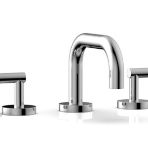 Phylrich TRANSITION – Widespread Faucet – Low Spout, Lever Handles 120-04 – Polished Chrome