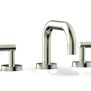 Phylrich TRANSITION – Widespread Faucet – Low Spout, Lever Handles 120-04 – Satin Nickel