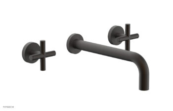 Phylrich TRANSITION - Wall Lavatory Set 10" Spout - Cross Handles 120-11-10 - Oil Rubbed Bronze