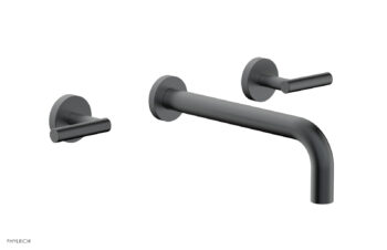 Phylrich TRANSITION - Wall Lavatory Set 10" Spout - Lever Handles 120-12-10 - Gun Metal