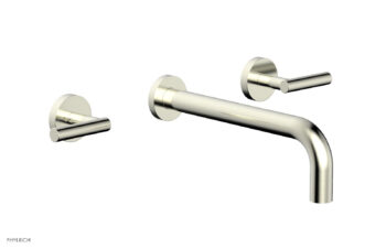Phylrich TRANSITION - Wall Lavatory Set 10" Spout - Lever Handles 120-12-10 - Satin Nickel