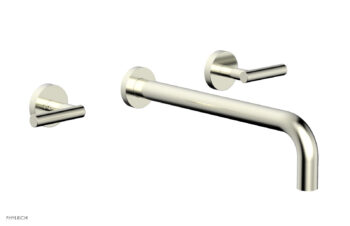 Phylrich TRANSITION - Wall Lavatory Set 12" Spout - Lever Handles 120-12-12 - Satin Nickel