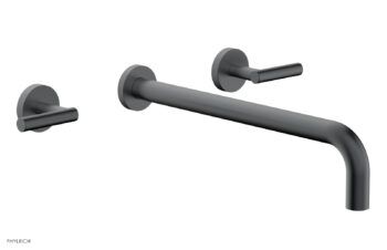 Phylrich TRANSITION - Wall Lavatory Set 14" Spout - Lever Handles 120-12-14 - Gun Metal