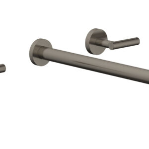 Phylrich TRANSITION – Wall Lavatory Set 14″ Spout – Lever Handles 120-12-14 – Pewter