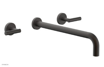 Phylrich TRANSITION - Wall Lavatory Set 14" Spout - Lever Handles 120-12-14 - Oil Rubbed Bronze