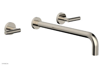 Phylrich TRANSITION - Wall Lavatory Set 14" Spout - Lever Handles 120-12-14 - Polished Nickel
