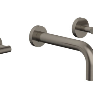 Phylrich TRANSITION – Wall Lavatory Set 7 1/2″ Spout – Lever Handles 120-12 – Pewter
