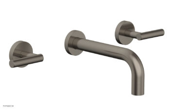 Phylrich TRANSITION - Wall Lavatory Set 7 1/2" Spout - Lever Handles 120-12 - Pewter