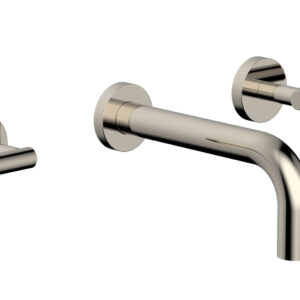 Phylrich TRANSITION – Wall Lavatory Set 7 1/2″ Spout – Lever Handles 120-12 – Polished Nickel