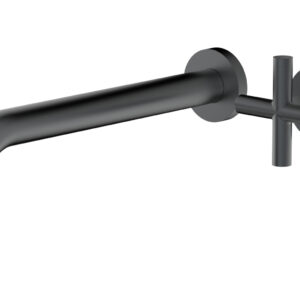 Phylrich Transition 10″ Single Handle Wall Lavatory Set – Cross Handle 120-15-10 – Gun Metal