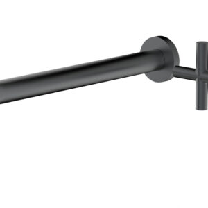 Phylrich Transition 12″ Single Handle Wall Lavatory Set – Cross Handle 120-15-12 – Gun Metal