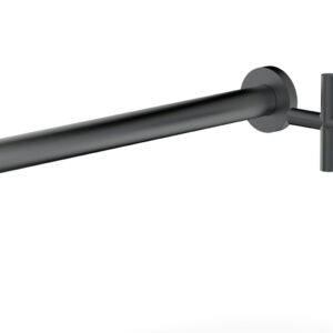 Phylrich Transition 14″ Single Handle Wall Lavatory Set – Cross Handle 120-15-14 – Gun Metal