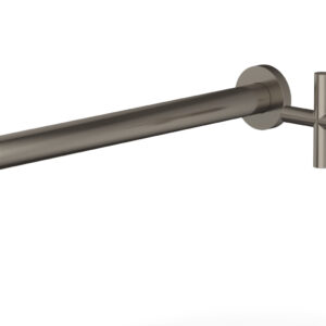 Phylrich Transition 14″ Single Handle Wall Lavatory Set – Cross Handle 120-15-14 – Pewter
