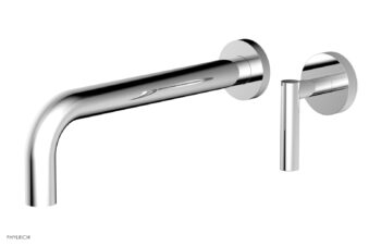 Phylrich Transition 10" Single Handle Wall Lavatory Set - Lever Handle 120-16-10 - Polished Chrome