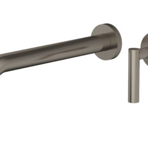 Phylrich Transition 10″ Single Handle Wall Lavatory Set – Lever Handle 120-16-10 – Pewter