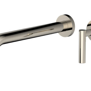 Phylrich Transition 10″ Single Handle Wall Lavatory Set – Lever Handle 120-16-10 – Polished Nickel