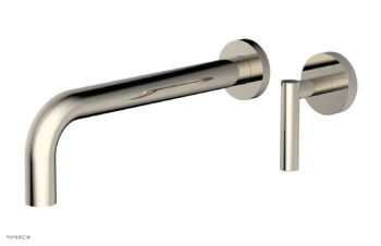 Phylrich Transition 10" Single Handle Wall Lavatory Set - Lever Handle 120-16-10 - Polished Nickel
